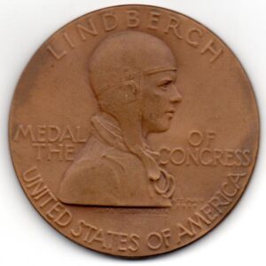 Medallion - Tribute from congress to Charles Lindbergh