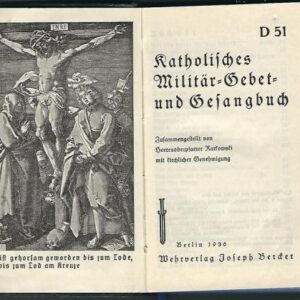 German Catholic Prayer and Song Book - 1936