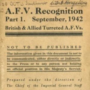 A.F.V. Recognition - British & Allied Turreted A.F.Vs. - Part 1 Sept, 1942