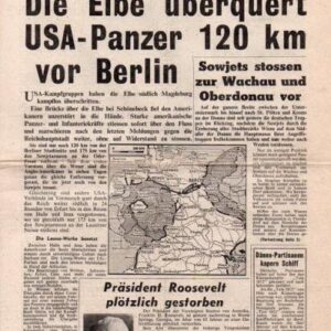 Allied Leaflet - Nachrichten für die Truppe - Nr. 362, Freitag 13 April 1945