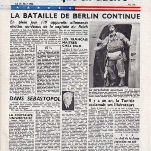 Allied Leaflet - L'Amerique en Guerre no, 101