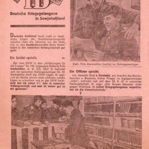 Russian Leaflet - IB ILLUSTRIERTES BLATT - Deutsche Kriegsgefangene in Sowjetruɮland