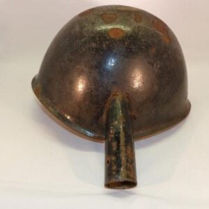 Russian Helmet Converted into a Shovel.