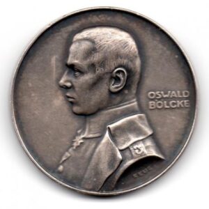 Medallion - To Honour the German Fighterpilot Oswald Bölcke.