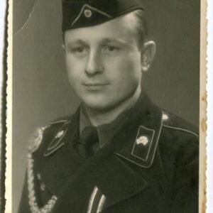 German Photograph (Postcard) of a Panzer Man, 4.