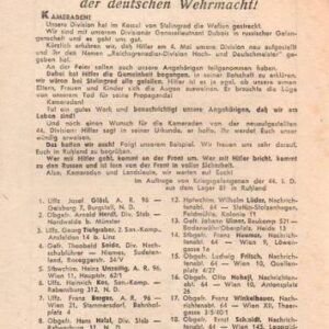 Russian Leaflet - Eine neue Gemeinheit Hitlers