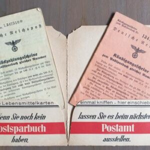 Deutsche Postsparbuchfolder with two booklets.