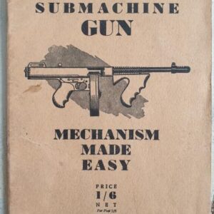 Booklet Thompson Submachine Gun.