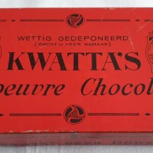 Kwatta blik van vòòr 1940. Kwatta tin pre 1940.