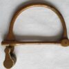 Brass kit bag lock with an antique Victorian letter combination padlock - Image 2