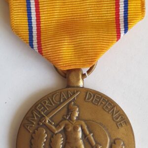 American Defense Service Medal.