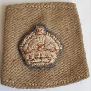 WW2 British Army Officer Slip on Rank, Major.