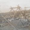 Nice Large Photograph of a Wooden Bridge Build by Royal Engineers. - Image 4