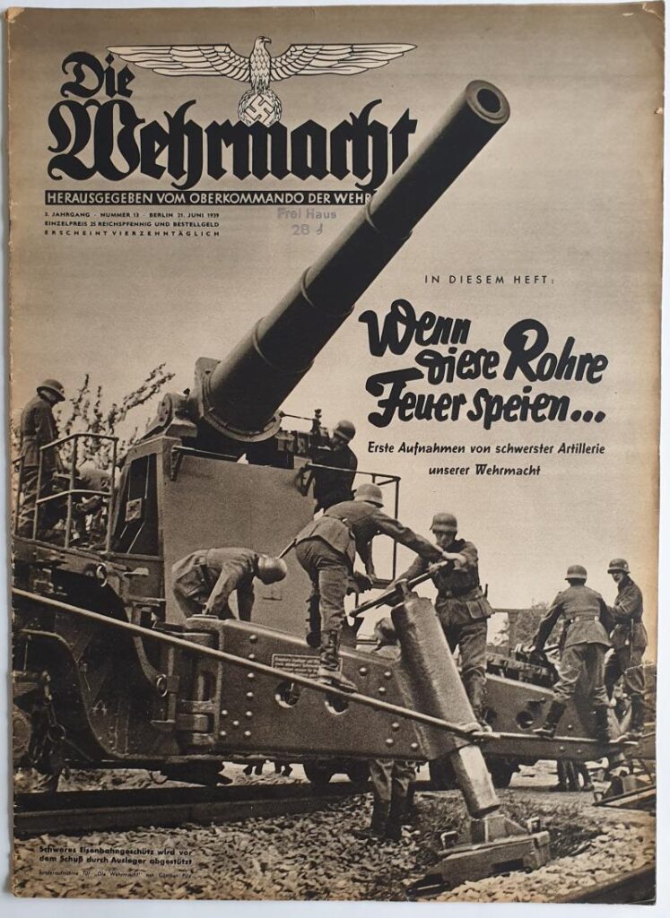 Die Wehrmacht Magazine - 21. juni 1939 Jahrgang 3, nummer 13.