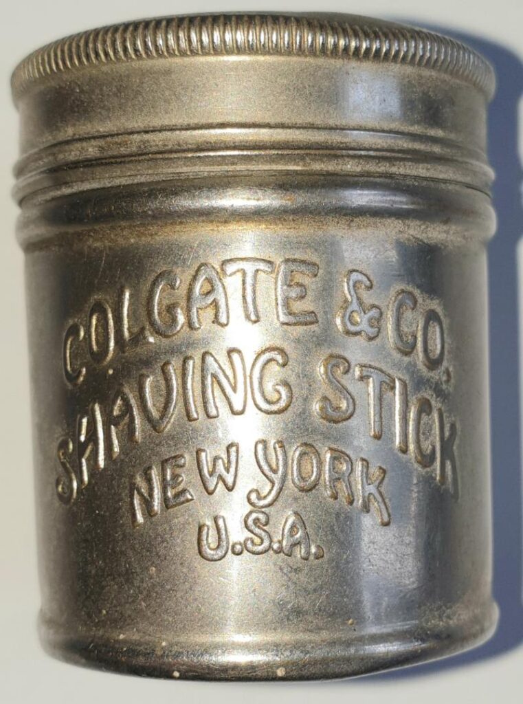 Small Colgate & Co. Shaving Stick tin.