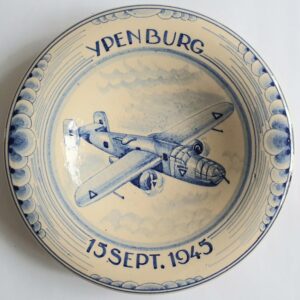 Beautiful decorative plate of Ypenburg airport.