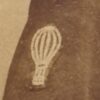 1914-1918 Photograph of a French Soldier with a Balloon Badge. 1914-1918 photographie d'un soldat français avec un insigne de ballon. - Image 2