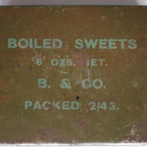 Boiled Sweets Tin B & CO 2/43.