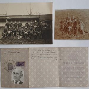 Dutch Persoonsbewijs and Two Photographs of Arij Houtkan.