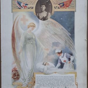 Christmas Message 'The Angel of Pity' from Queen Alexandra to Nurses of Queen Alexandra's Imperial Military Nursing Service - 1914.