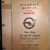 Extreme Rare Manual Dacota DC-3 - October 1944 - OVERHAUL MANUAL Twin Wasp Douglas C3 and C4 Engines. - Image 2