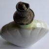Rare Porcelain Perfume Bottle with Portrait Piet Joubert, including the Stopper. - Image 4