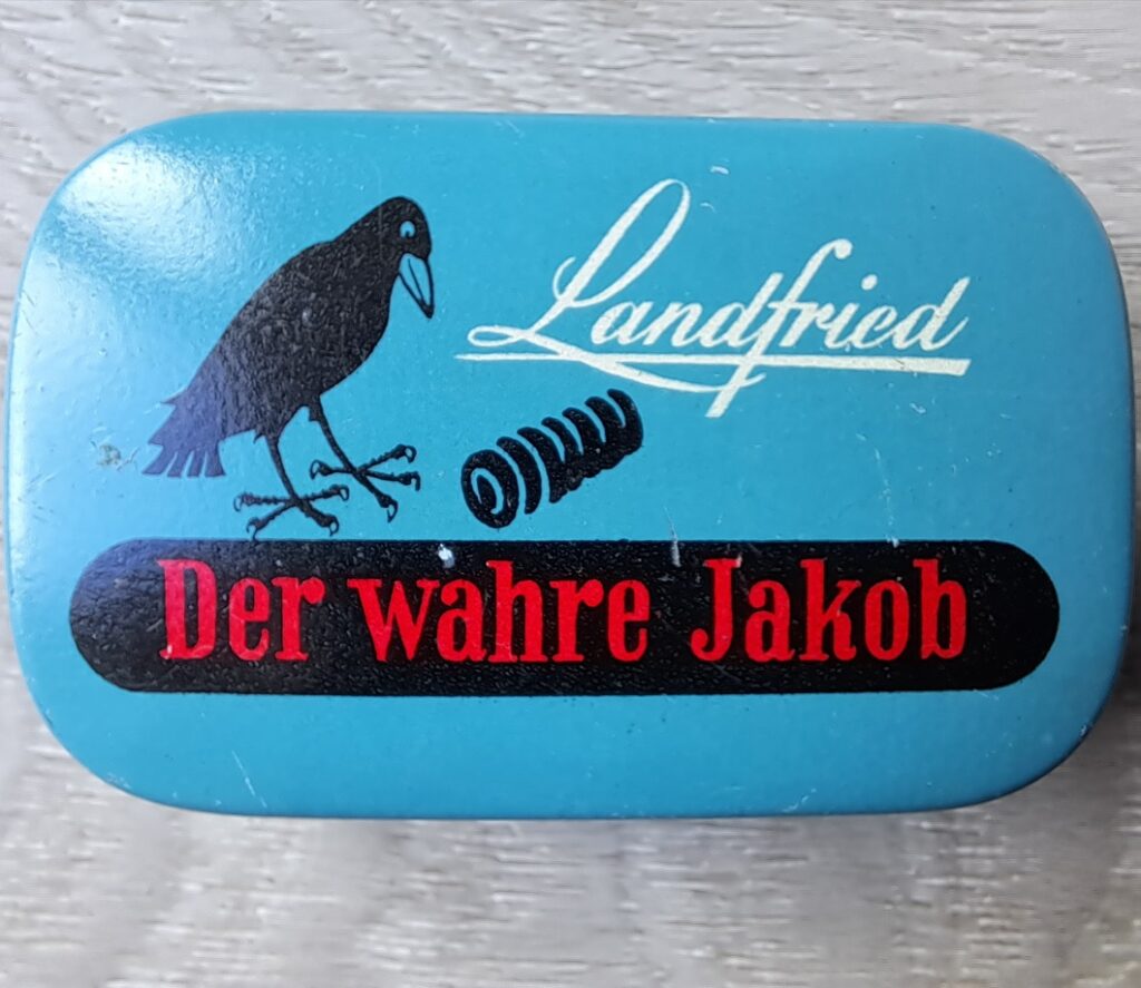 German Third Reich Period Tin Can of Chewing Tabacco