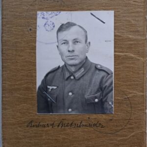 Soldbuch & 2 documents Bau-Ersatz-Bataillon 4 - Obergefreiter Richard Otto Bretschneider