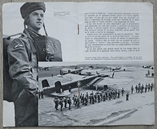 Corps Parachutiste - French information brochure about the Britisch paratroopers, 1943/4 - Image 6