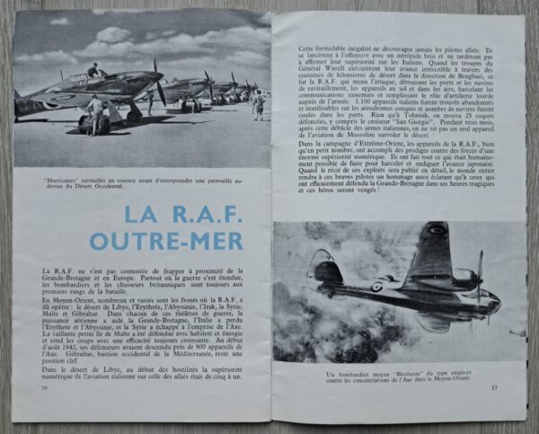 English 1942 published booklet "JOURNAL DE BORD de la R.A.F. - Image 6